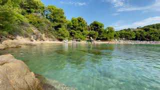 Banana Beach  Skiathos Greece [upl. by Anerda]