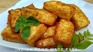 Milk Snacks  Doodh Pakoda Recipe in Hindi by Indian Food Made Easy [upl. by Anirtruc]