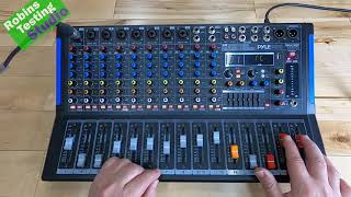 Full Introduction amp overview PMXU128BT 12ch Mixer w 8ch Mic inputs Bluetooth amp audio interface [upl. by Oinotnaesoj]