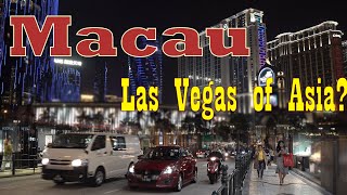 Macau China 4k  the Las Vegas of Asia [upl. by Learrsi]