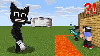 Cartoon Cat VS Most Secure House  Minecraft PE [upl. by Lilah]