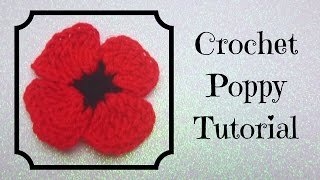 Crochet Tutorial Crochet Poppy [upl. by Hairim594]