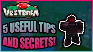 Vesteria  5 Useful Tips and Secrets Training Dummies Splitting Items and More [upl. by Nnairac118]