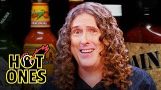 quotWeird Alquot Yankovic Goes Beyond Insanity While Eating Spicy Wings  Hot Ones [upl. by Sudhir]