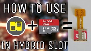 How To Use Dual Sim amp SD Card Simultaneously in Hybrid Slot  Very Easy Method😎 [upl. by Calica]