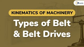 Types of Belt and Belt Drives  Description of Belt and Belt Drives  Kinematics of Machinery [upl. by Nilrak]