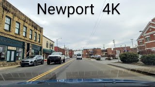 Newport TN USA  Driving Tour Downtown  4K [upl. by Enneiviv659]