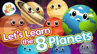 Lets Learn the 8 Planets  Kids Learning Song [upl. by Baldridge]