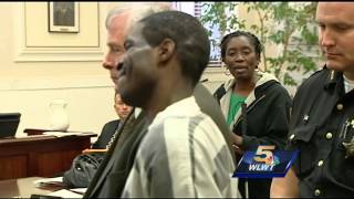 Convicted killer laughs as victims sister addresses court at sentencing [upl. by Cher210]