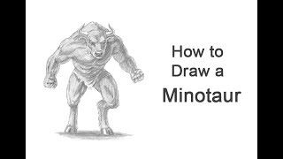 How to Draw a Minotaur [upl. by Airotkciv297]