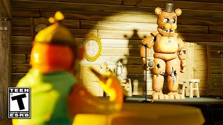 Freddy Fazbear Arrives Through The Zero Point  Fortnite Trailer [upl. by Anined]