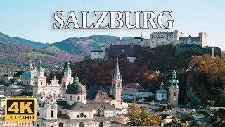 Salzburg Austria 🇦🇹  4K Drone Footage [upl. by Sass485]