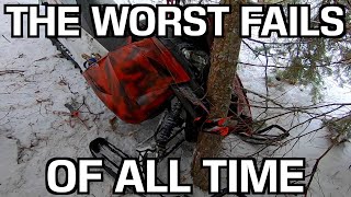 The Worst Snowmobile Fails Of All Time  Wrecks Broken Bones amp Stucks EPIC Compilation [upl. by Harve420]