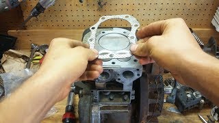 Small Engine Head Gasket Replacement [upl. by Amilah]