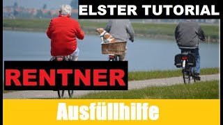 Steuererklärung Rentner  Elster Tutorial  Steuererklärung selber machen [upl. by Carpenter]