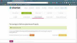 How to EFile Income Tax Returns in Clear Tax Website with Form16 [upl. by Baillie]