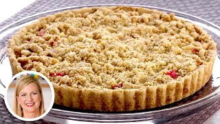 Professional Baker Teaches You How To Make RHUBARB TART [upl. by Inahc60]