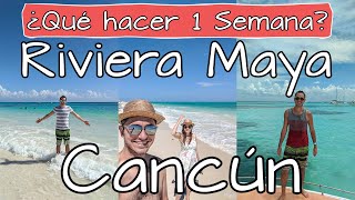 Qué hacer en Cancún 🏖️ Itinerario 1 semana en Riviera Maya ✅ Playas Cenotes Islas Ruinas y más [upl. by Ibbetson530]