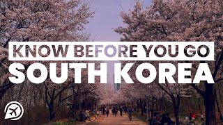 THINGS TO KNOW BEFORE VISITING SOUTH KOREA [upl. by Abisia729]