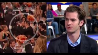 Andrew Garfield on Ryan Reynolds Kiss at Golden Globes New Movie Silence [upl. by Meier]