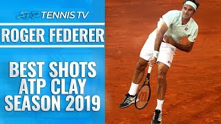 Roger Federer Best Shots from 2019 ATP Clay Season [upl. by Mycah972]