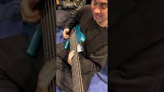 Henrik linder bass lick [upl. by Ahsinat917]