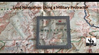 How to use a Military Protractor on a Map [upl. by Anniram]