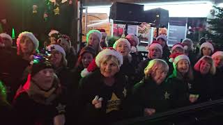 WHAT CHRISTMAS MEANS TO ME Rock Choir at Birkdale Lights Switch On 1st December 2024 [upl. by Dahle]