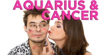 Are Cancer amp Aquarius Compatible  Zodiac Love Guide [upl. by Aitnis29]