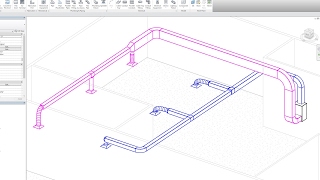 Beginner Tutorial Revit 2017  Creating an HVAC System [upl. by Enrobso824]