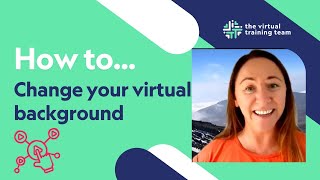 How to change your virtual background [upl. by Klos]