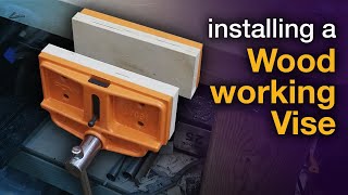 Installing a Woodworking Vise [upl. by Waldos]