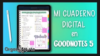 Cómo usar un CUADERNO DIGITAL en GoodNotes 5  PRINTSTICK [upl. by Abdella]