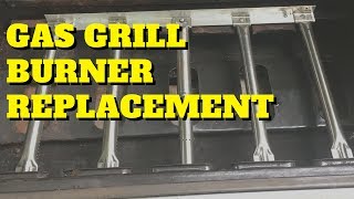 Easy DIY Repair Gas Grill Burner Replacement [upl. by Ryley]