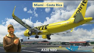 Miami  Costa Rica  KMIA  MROC  A320 NEO  Vatsim [upl. by Ethbinium788]