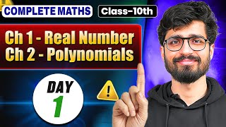 Class 10 Maths  Day 1  Real Numbers amp Polynomials  Class 10  Alakh Pandey  Ritik Sir [upl. by Ajaj]