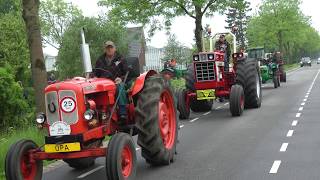 OPA oude trekkers oldtimer tractor toertocht tourtocht Harmelen hemelvaartdag 10052018 [upl. by Melgar977]