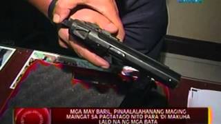 Mga may baril pinaalalahanang maging maingat sa pagtatago nito para di makuha [upl. by Dolloff]