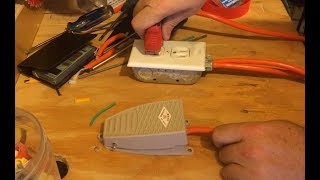 Power Cord with Pedal Switch DIY for any Electric Tool [upl. by Saied36]