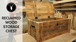 Build a storage chest from reclaimed wood [upl. by Ainotal]