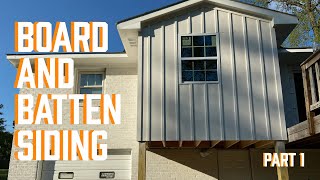 DIY Board and Batten Siding [upl. by Fanchan]