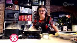 Masterchef Australia Julie Goodwin’s Pasta Boscaiola Recipe  Studio 10 [upl. by Llevram390]