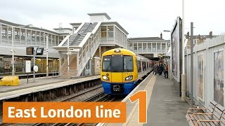 London Overground trains on the East London line – Part 1 [upl. by Blackwell]