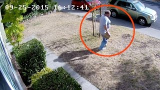 Homeowner takes Revenge on Amazon Package Thief in Viral Video [upl. by Hultin]