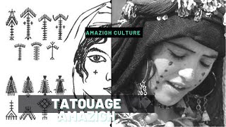 Tatouage Amazigh Kabyle Berber tattoos Traditions Culture Amazighes [upl. by Lishe]