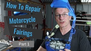 How To Repair Cracked and Broken Motorcycle Fairings Tutorial [upl. by Ashlin]