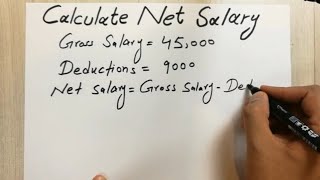 How to Calculate Net Salary Easy Trick [upl. by Iphlgenia]