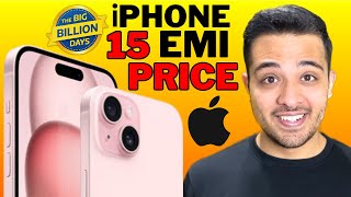 iPhone 15 Price and EMI Offers for Flipkart Big Billion Days Sale 2024 CONFIRMED  FAQ Part 3 [upl. by Aicirtel791]