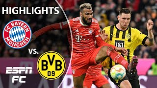 Bayern Munich vs Borussia Dortmund  Bundesliga Highlights  ESPN FC [upl. by Tychon565]