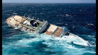 Top 5 Sinking Ship Scary Footage [upl. by Nannette]